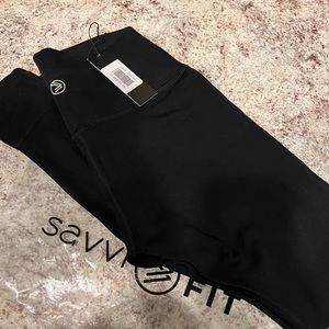 Savvi Fit Crane leggings. Black. Size large. Brand new. Never worn.